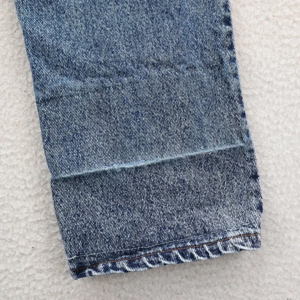 VTG Levi's 540 Jeans 33x32 Blue Relaxed Straight Leg Acid Wash 80's USA Made